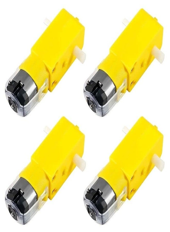 QBM DC BO Motor Dual Shaft Smart Car Robot Gear Motor Pack of (1) - Image 1